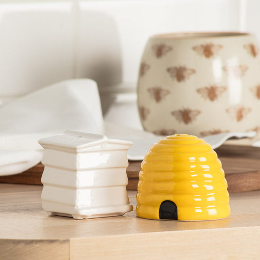 Beehive Salt & Pepper Shakers
