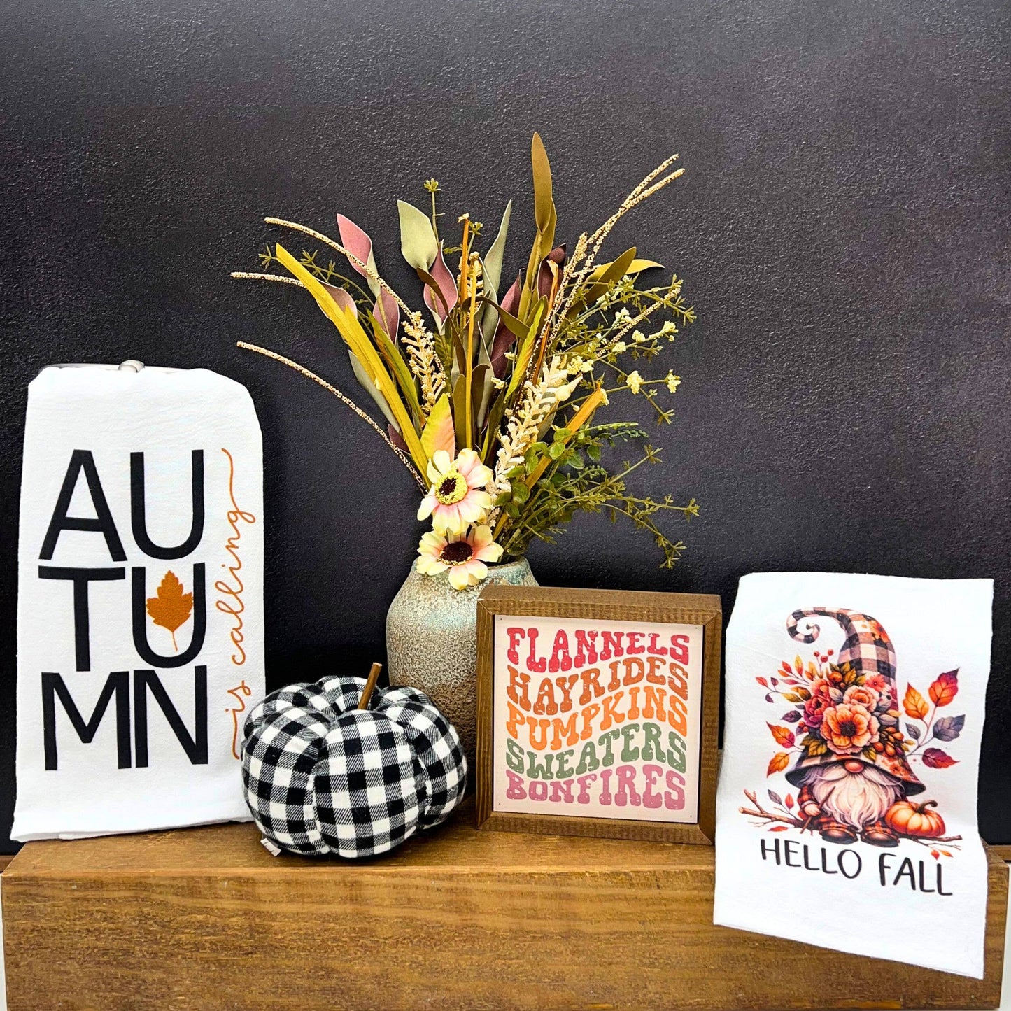 Autumn Is Calling Tea Towel- Fall Decor