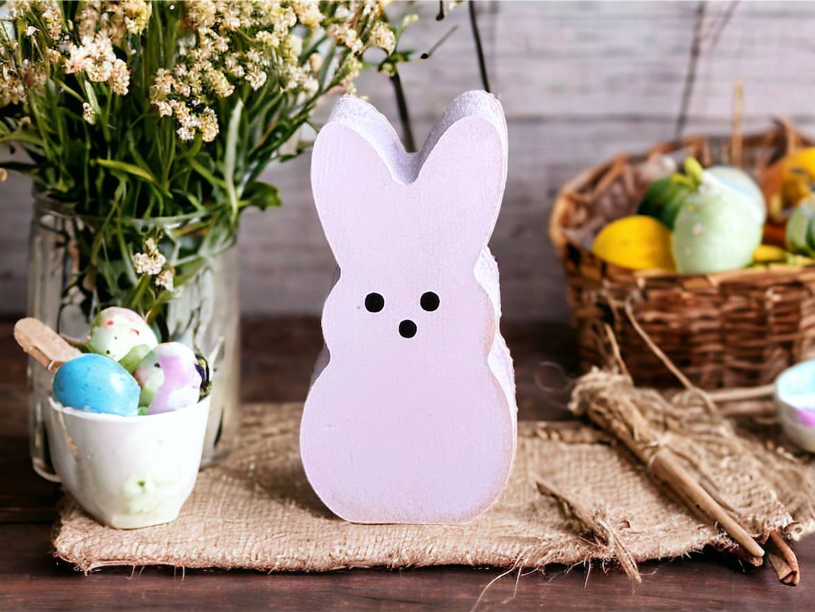 Purple Wood Bunny Peeps