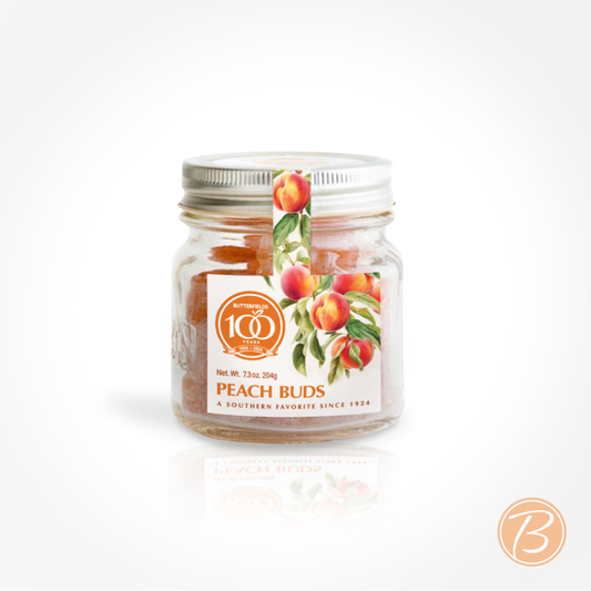 Peach Buds Mason Jar