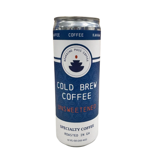 Boarding Pass Cold Brew Canned Coffee