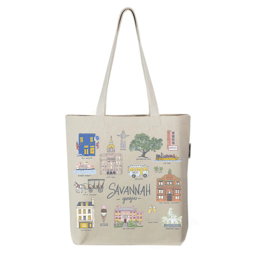 Savannah Sights Tote Bag