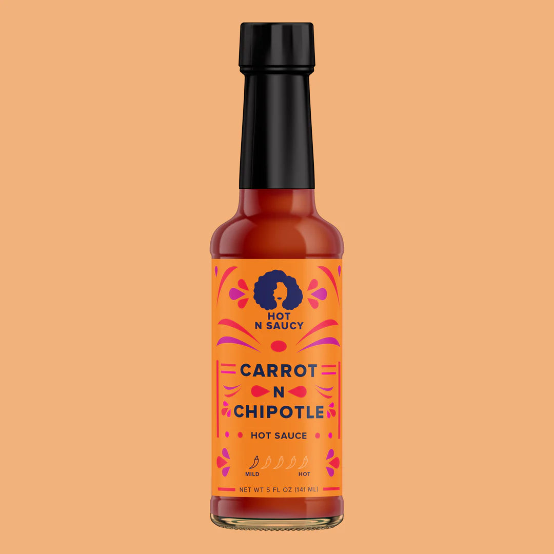 Carrot N Chipotle Hot Sauce - Hot N Saucy - Local Brand