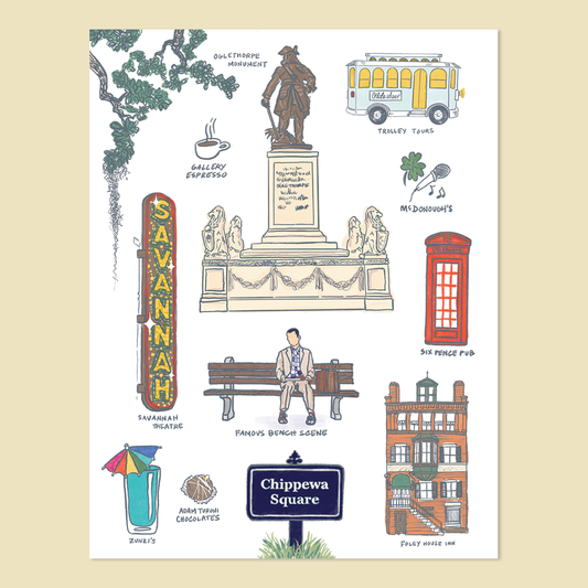 Chippewa Square Print