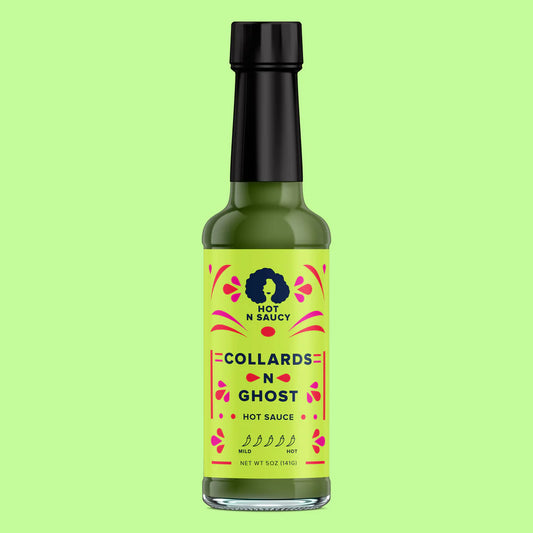 Collards N Ghost Hot Sauce - Hot N Saucy - Local Brand