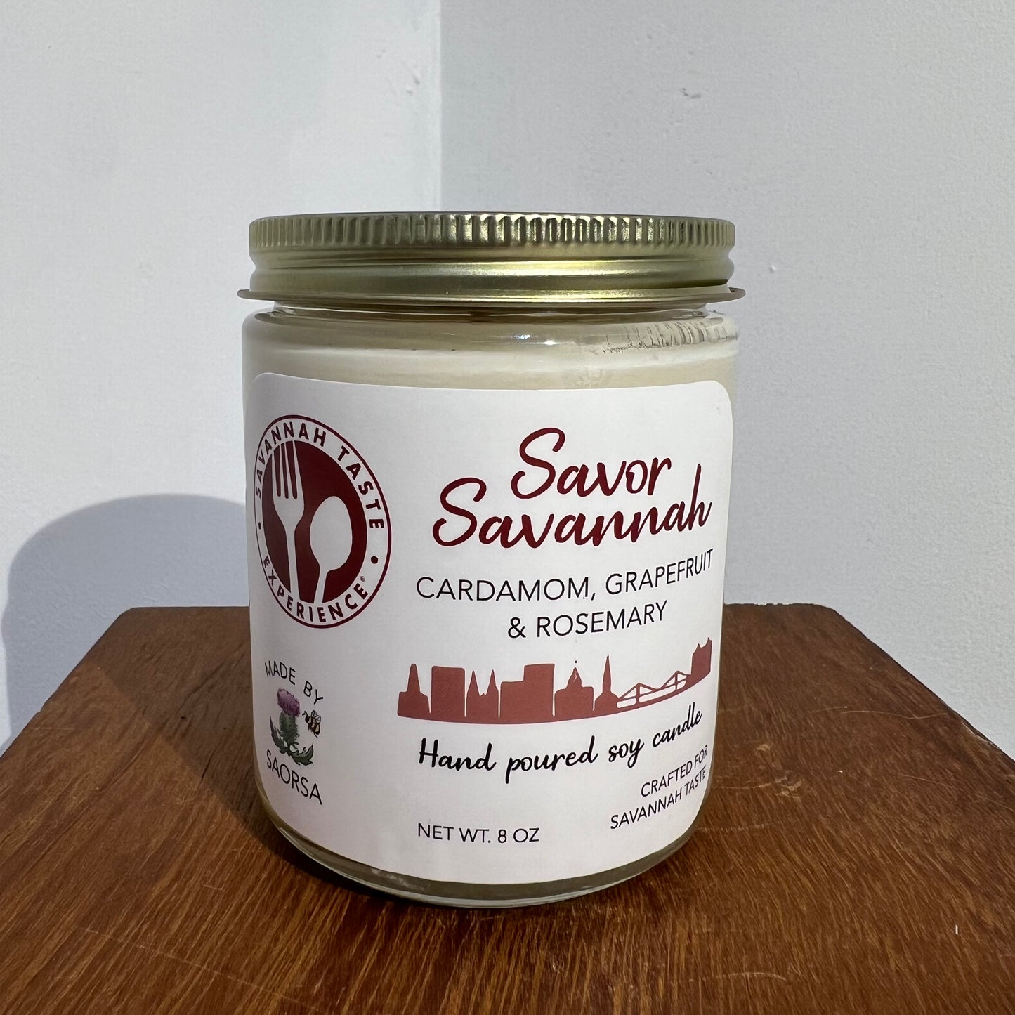 8oz Candle- Our Signature Scent - Savor Savannah