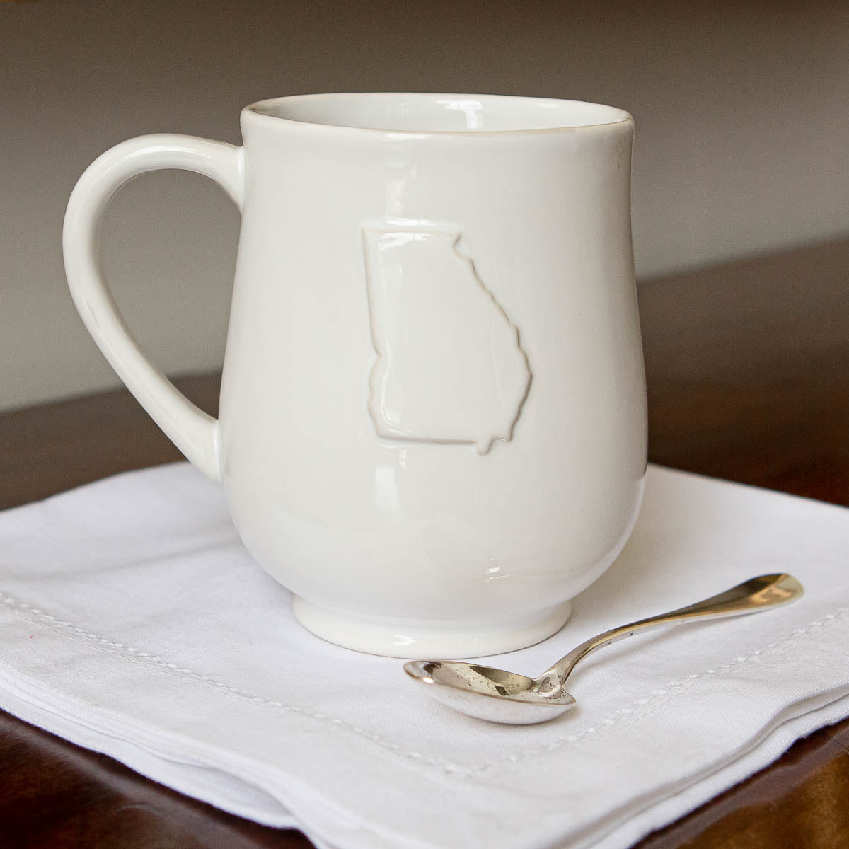 Georgia Embossed Coffee Mug