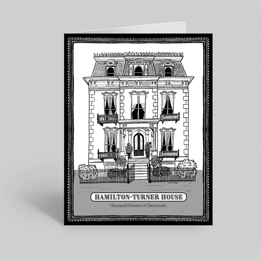 Hamilton-Turner - Haunted House Greeting Card