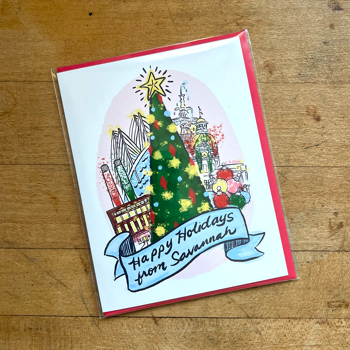 Happy Holidays from Savannah X-mas Card