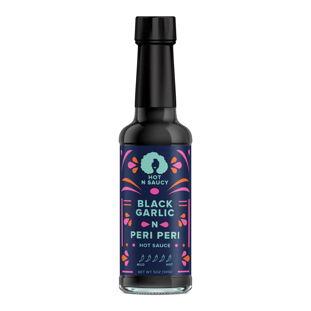 Black Garlic N Peri Peri Hot Sauce-- Hot N Saucy