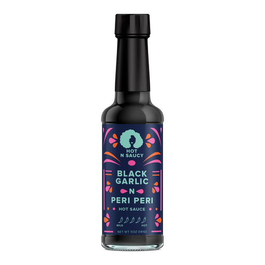 Black Garlic N Peri Peri Hot Sauce - Hot N Saucy - Local Business