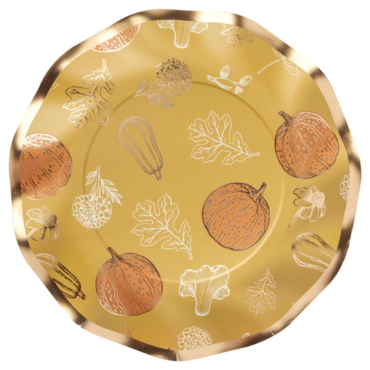 Salad Plate Harvest Garden Foil