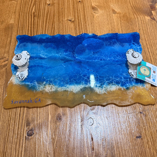 Resin Tray with Handles