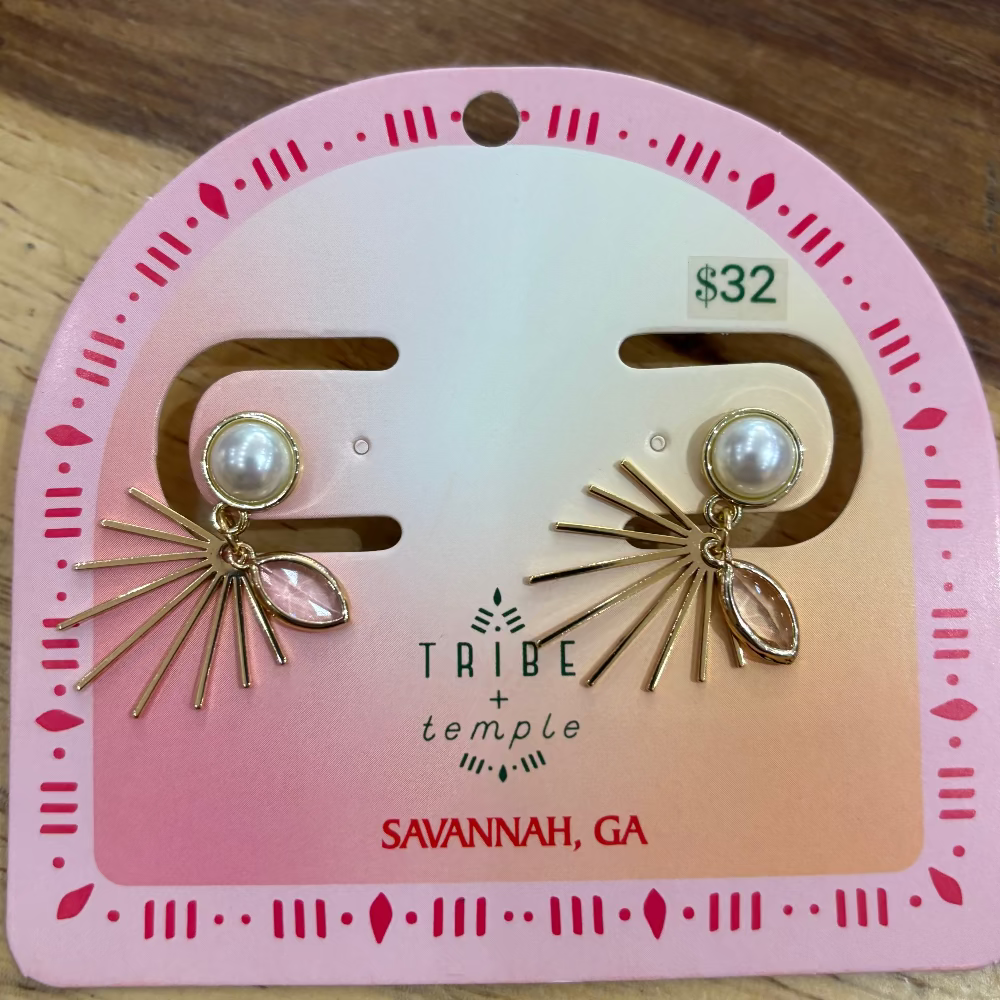 Pearl stardust earrings