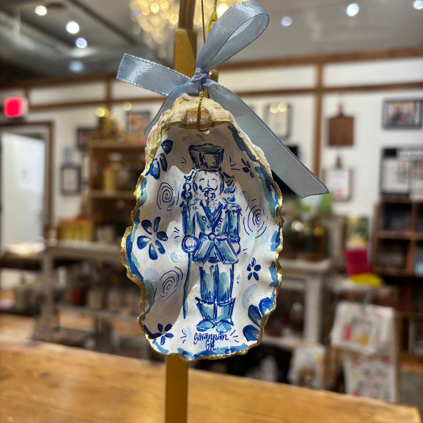 Nutcracker Oyster Ornament