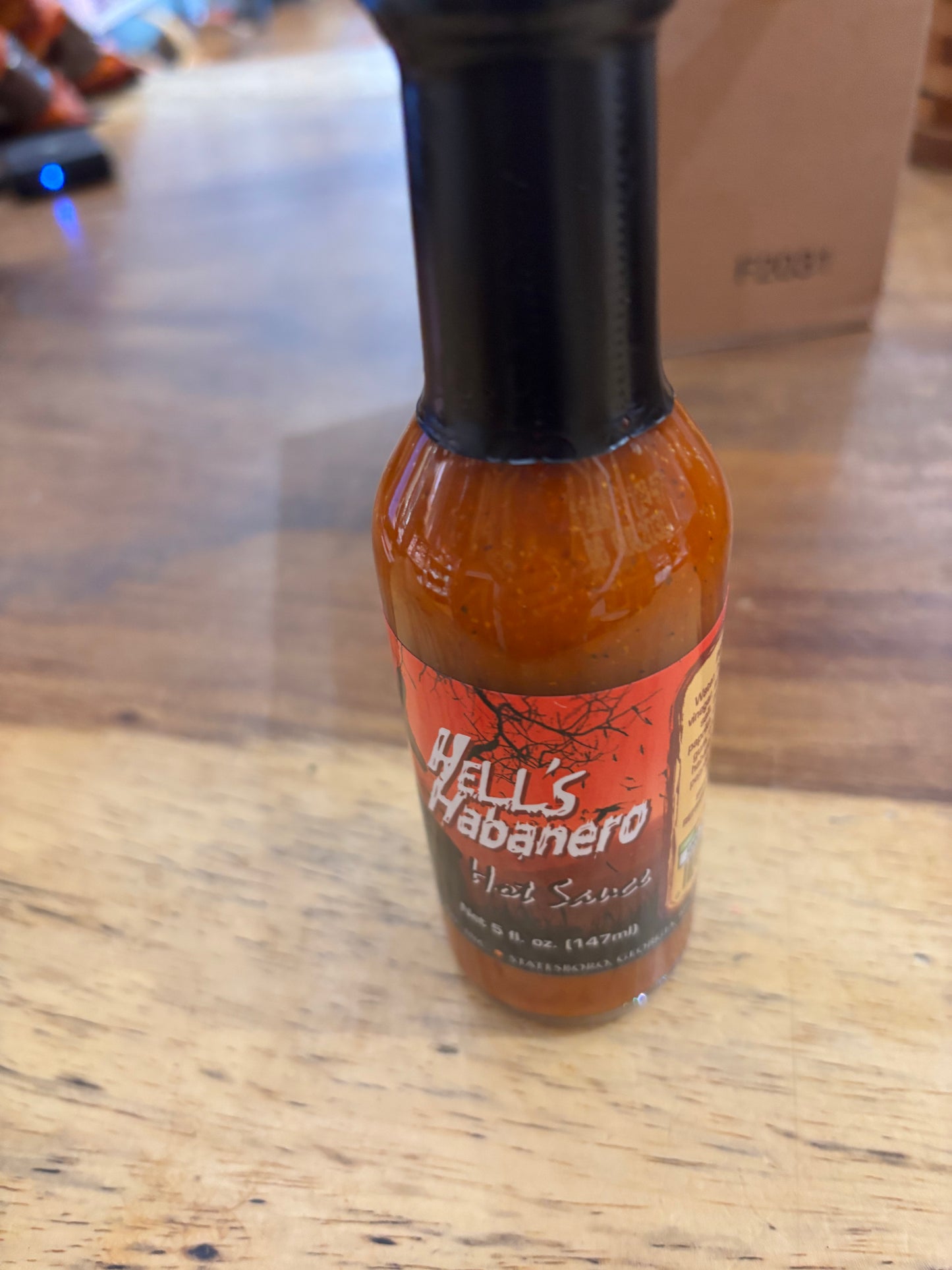 Hell's habanero hot sauce