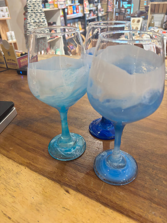 Stem wine glass