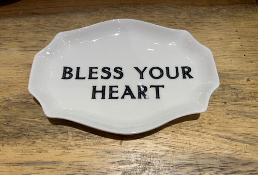 Bless Your Heart Plate