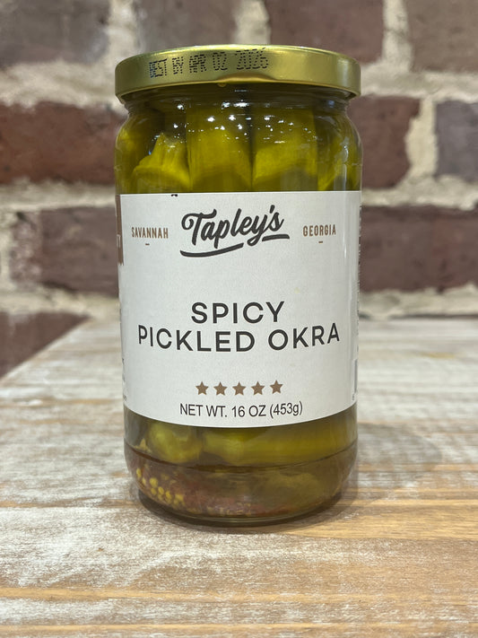 Spicy Pickled Okra - Tapley's - Local Brand