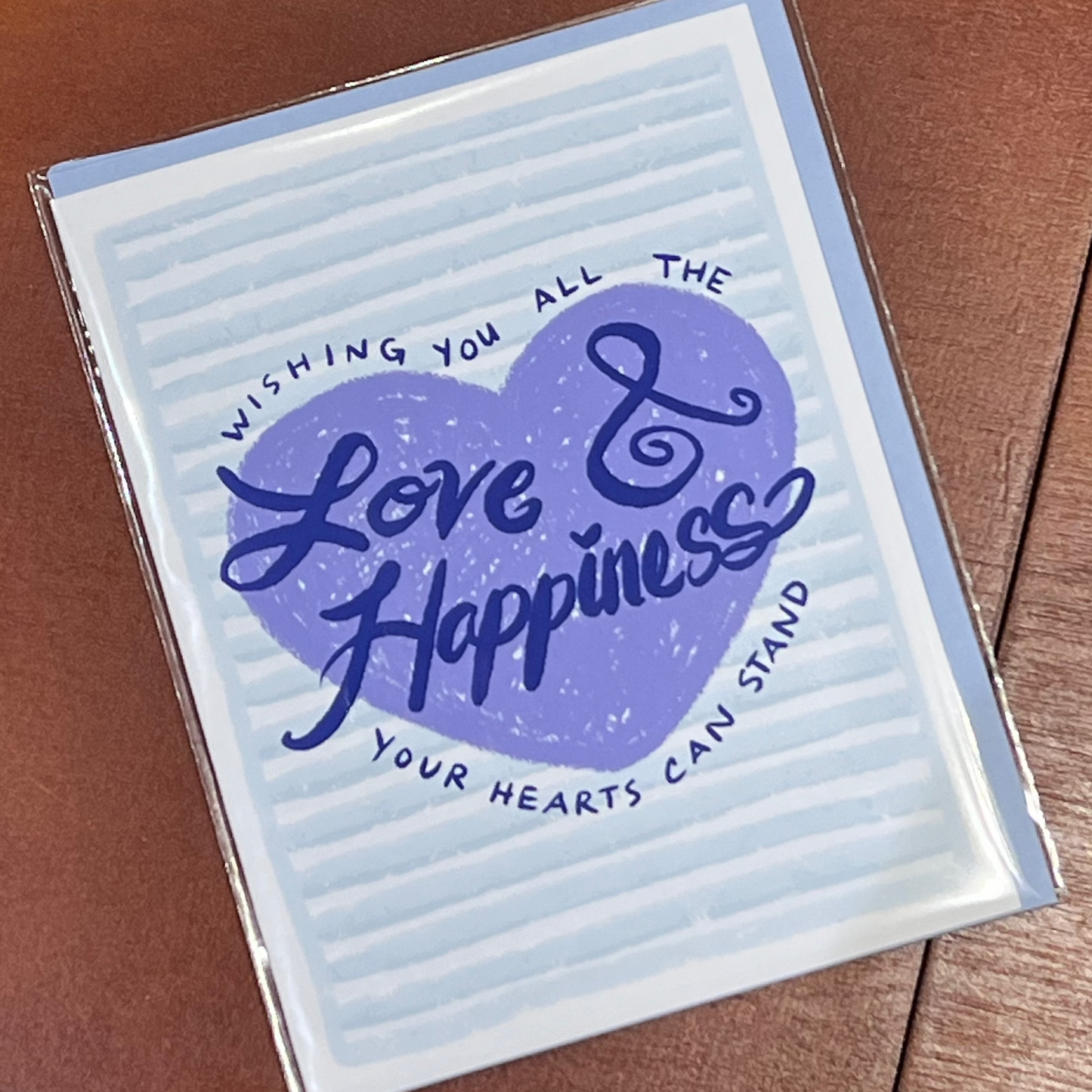 Love & Happiness Wedding Card