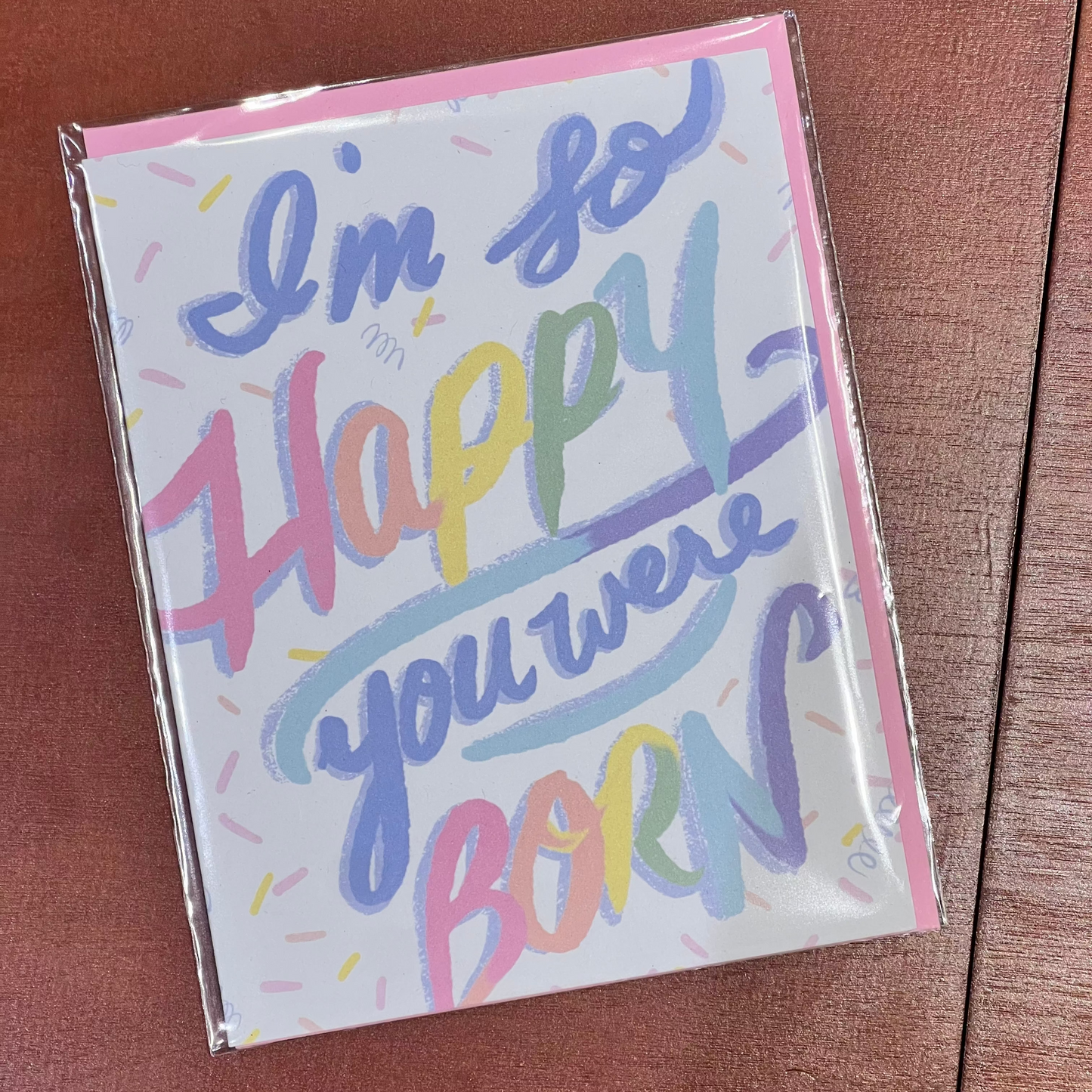 I'm So Happy You Were Born Birthday Card