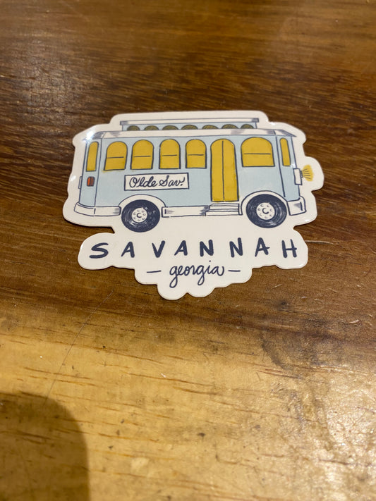 Trolley Savannah Sticker