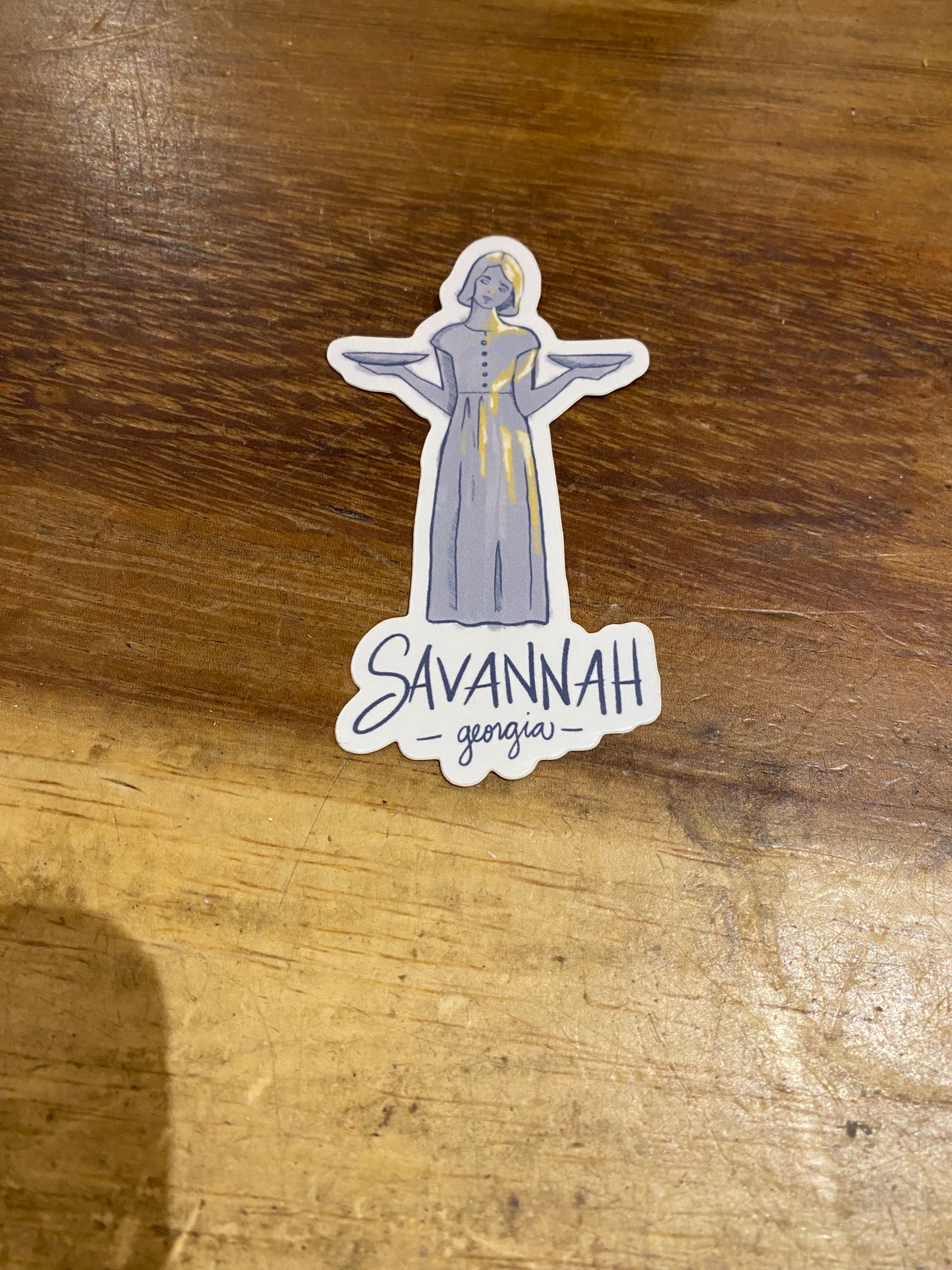 Bird Girl Savannah Sticker