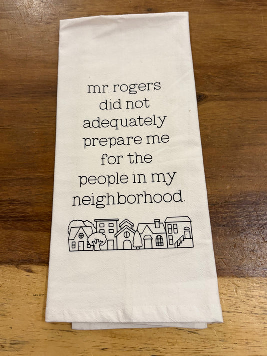 Mr. Rogers Tea Towel