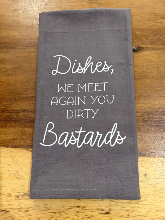 Dishes Tea Towel