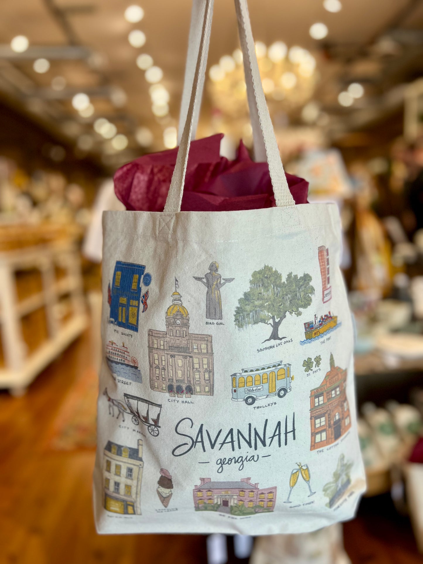 Savannah Sights Tote Bag