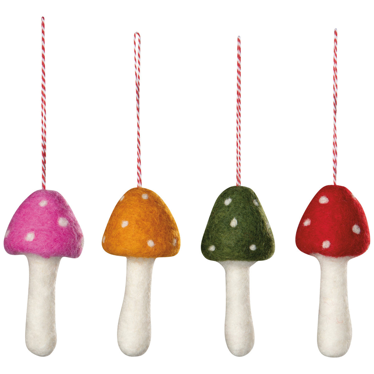 Felt Toadstool Ornament