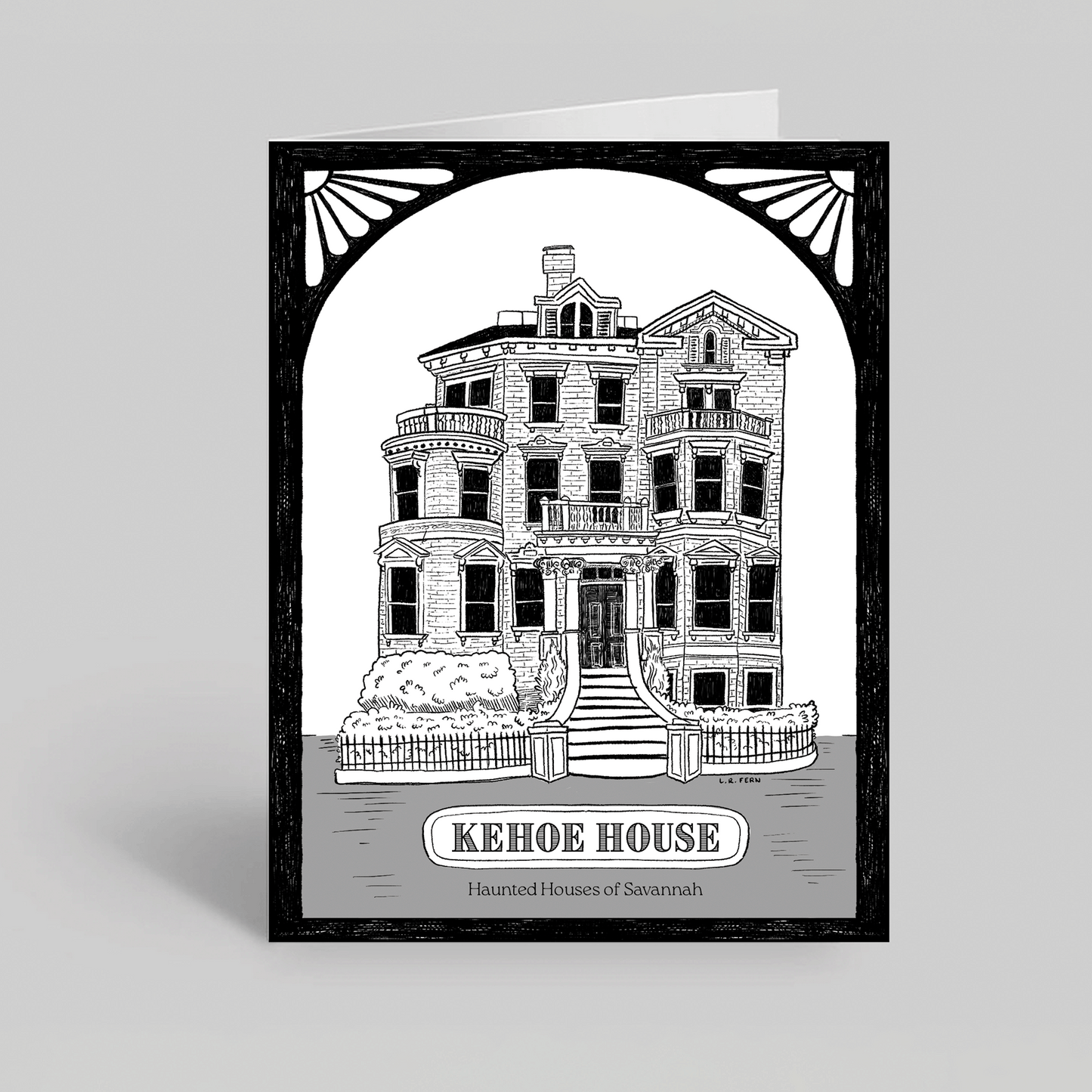 Kehoe Haunted House Greeting Card