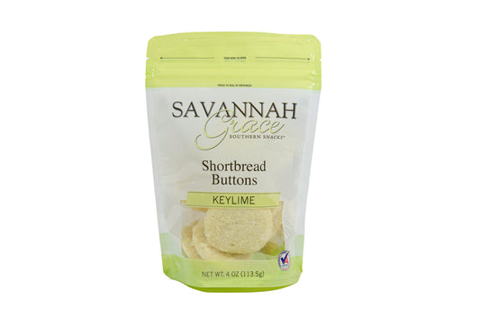 Savannah Grace Shortbread Button Cookies - Key Lime