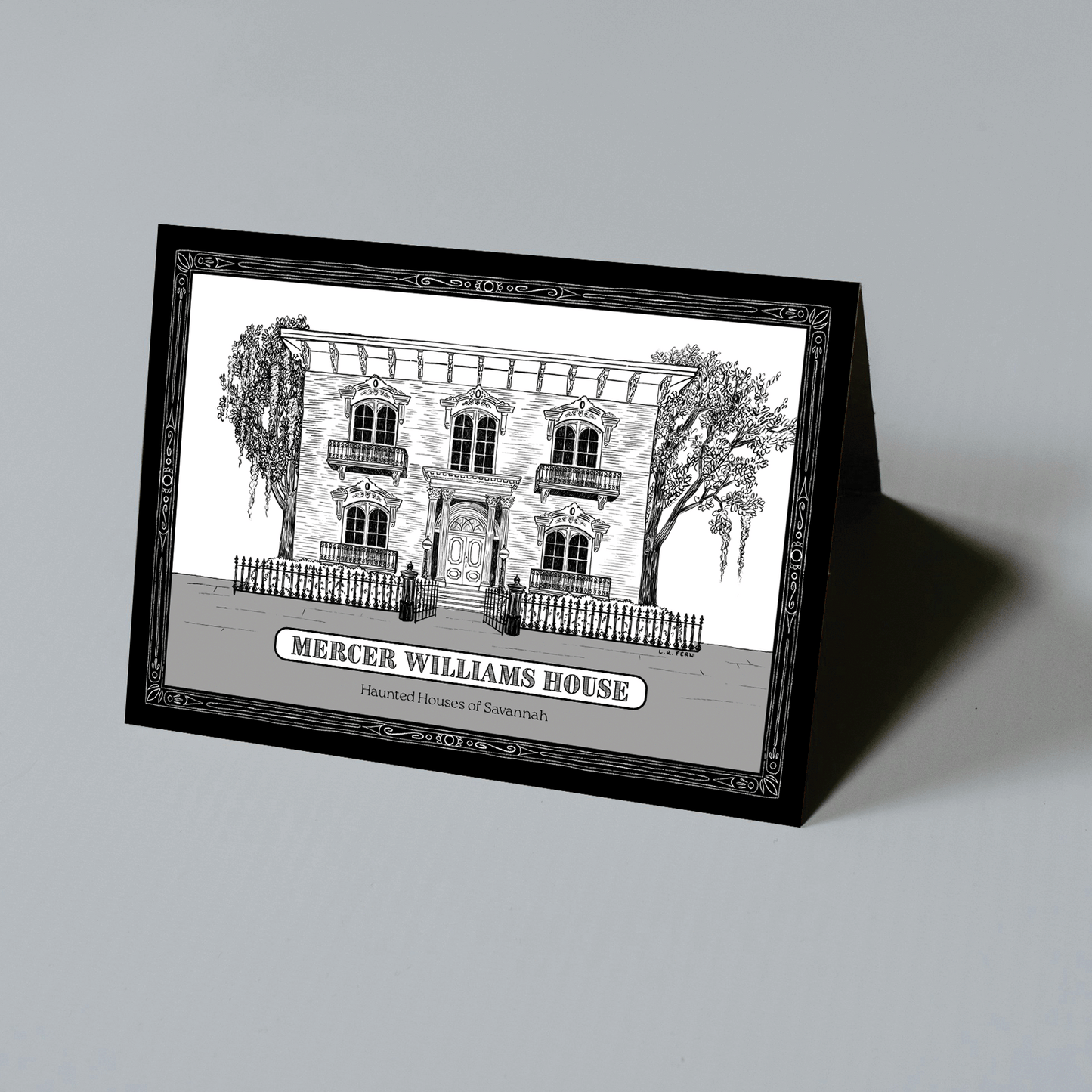 Mercer-Williams Haunted House Greeting Card