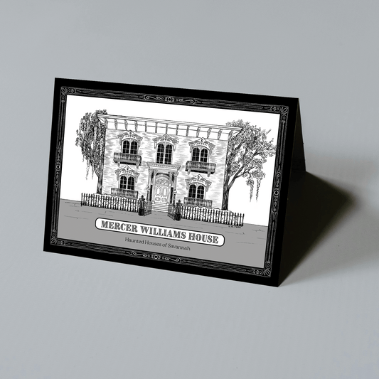 Mercer-Williams Haunted House Greeting Card