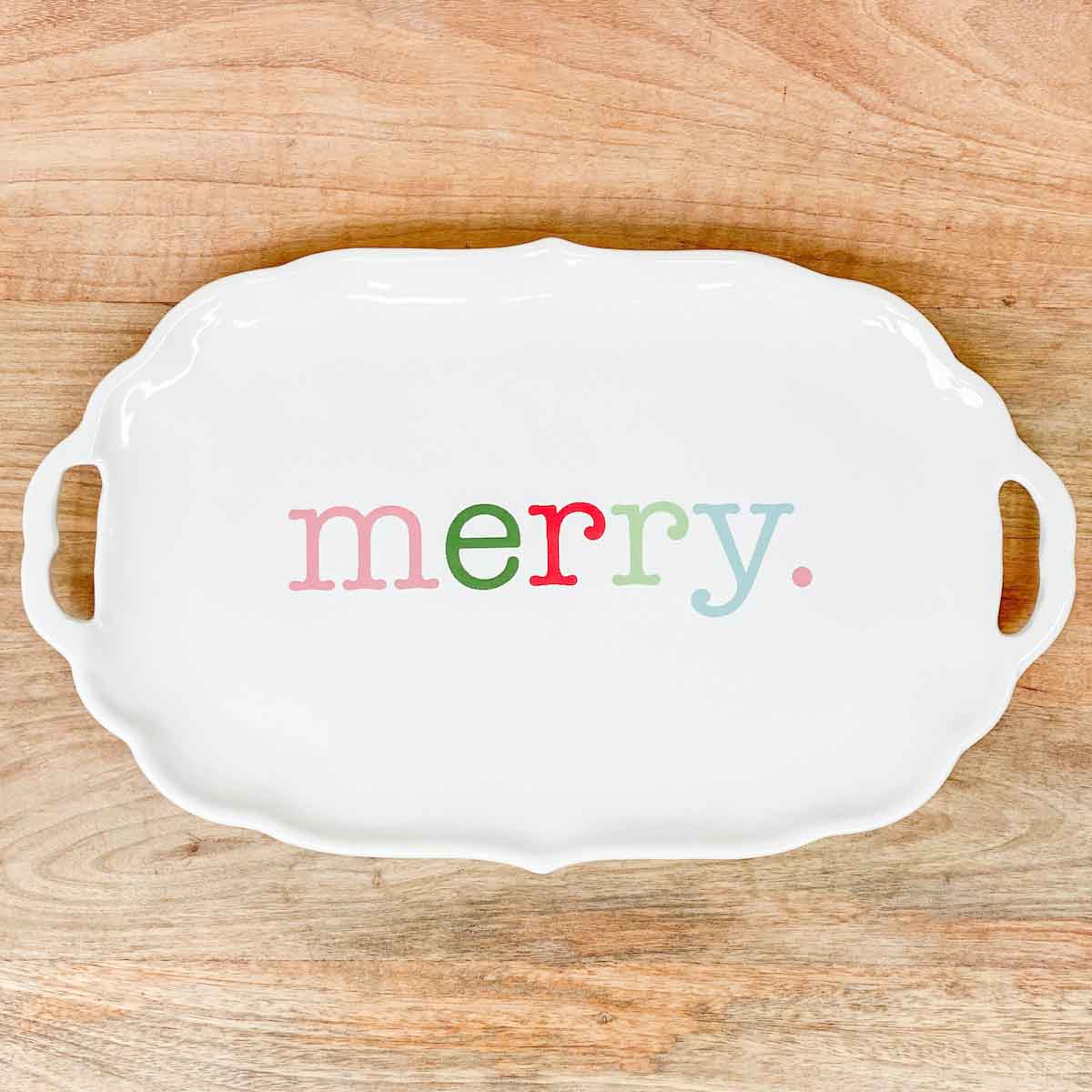 Merry Serving Platter