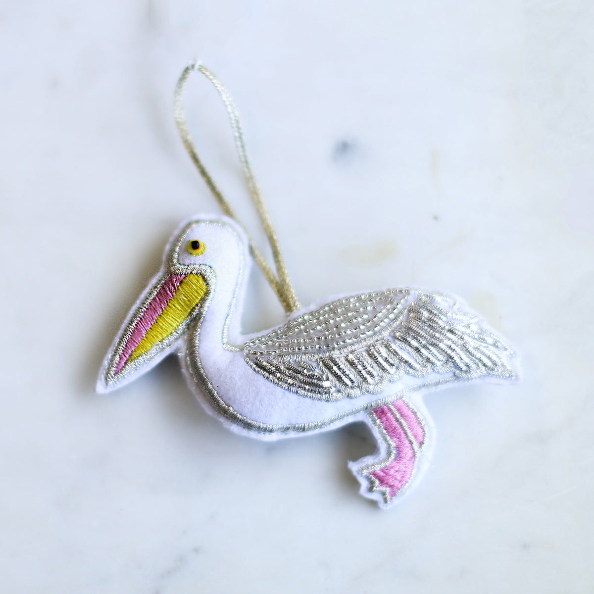 Pelican Beaded Ornament