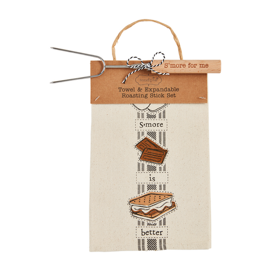 S'more is Better Towel & Roasting Stick Set