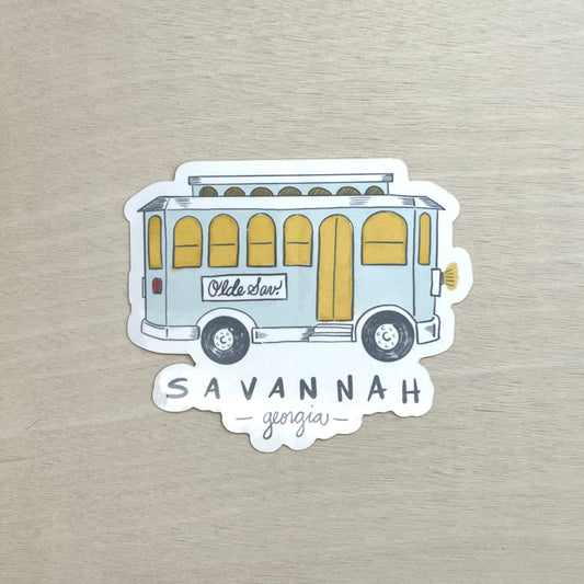 Trolley Savannah Sticker