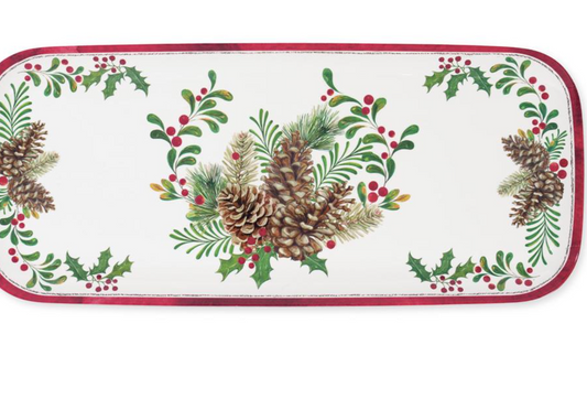 Pinecones Serving Tray