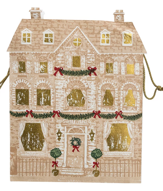 House shaped gift bag