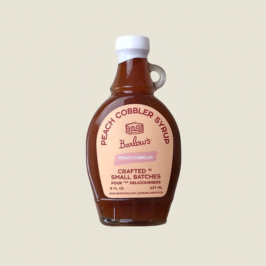 Barlow's Peach Cobbler Syrup