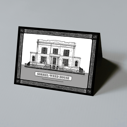 Sorrel Weed Haunted House Greeting Card