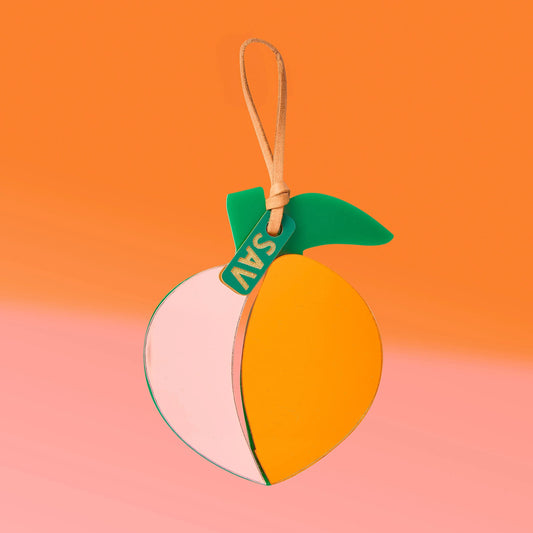 Peach Ornament