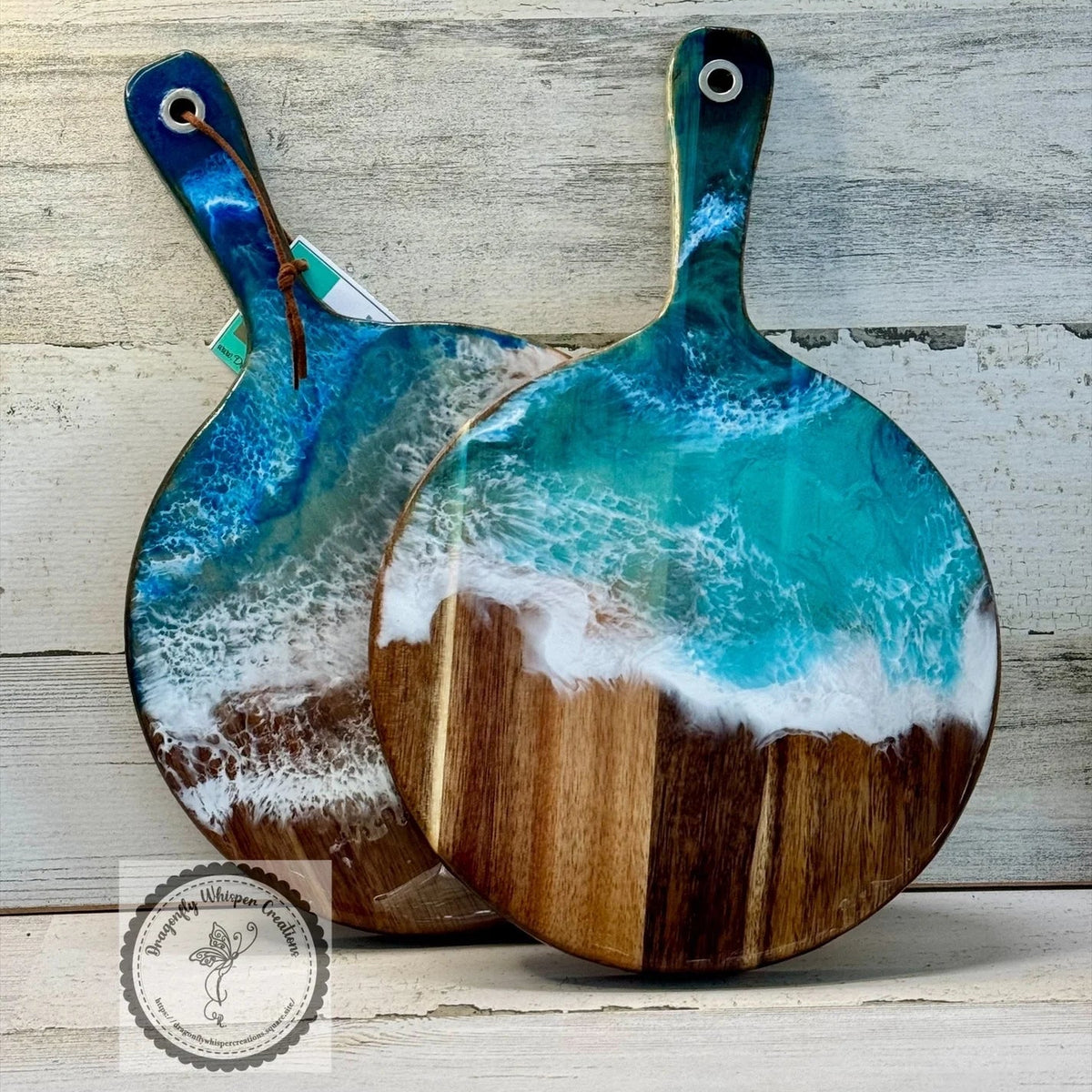 Acacia & Resin Trivet