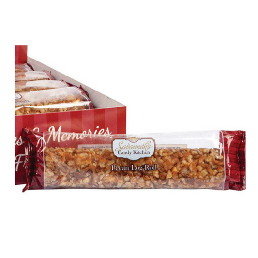 2oz Pecan Log Roll- Savannah Candy Kitchen
