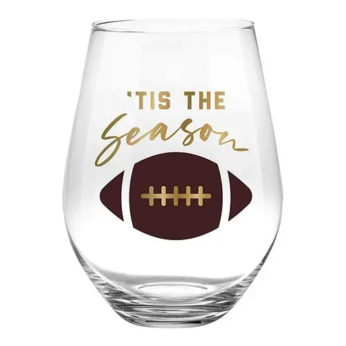 Tis the Season Jumbo Wine Glass