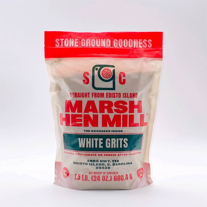 White Stoneground Grits - Marsh Hen Mill - Local Brand