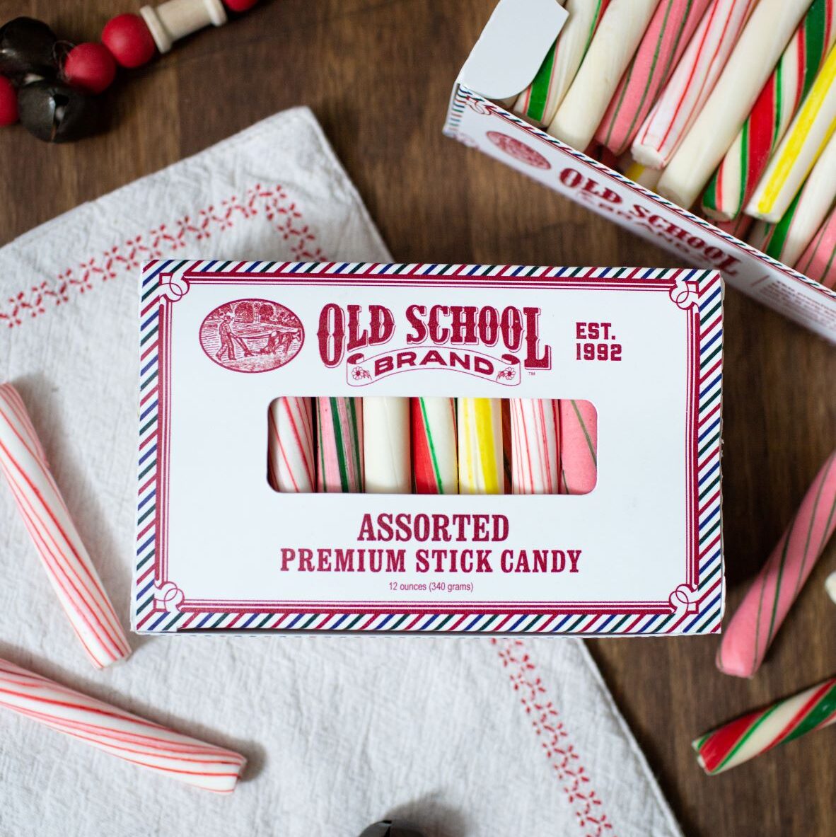 old school assorted stick candy