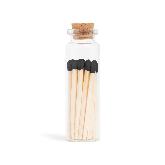 Black Matches in Corked Vial